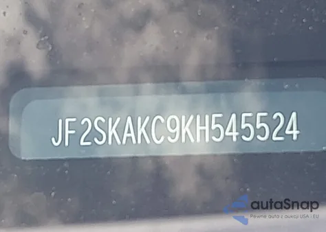 2019 Subaru Forester Sport from USA, damaged, VIN JF2SKAKC9KH545524